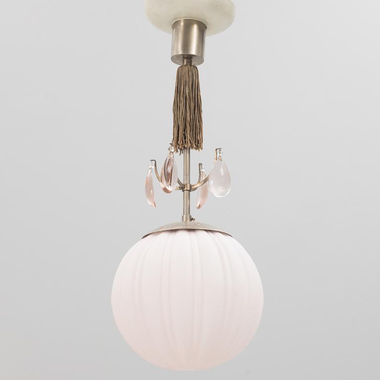 A Swedish Grace ceiling lamp, 1920s/30s.