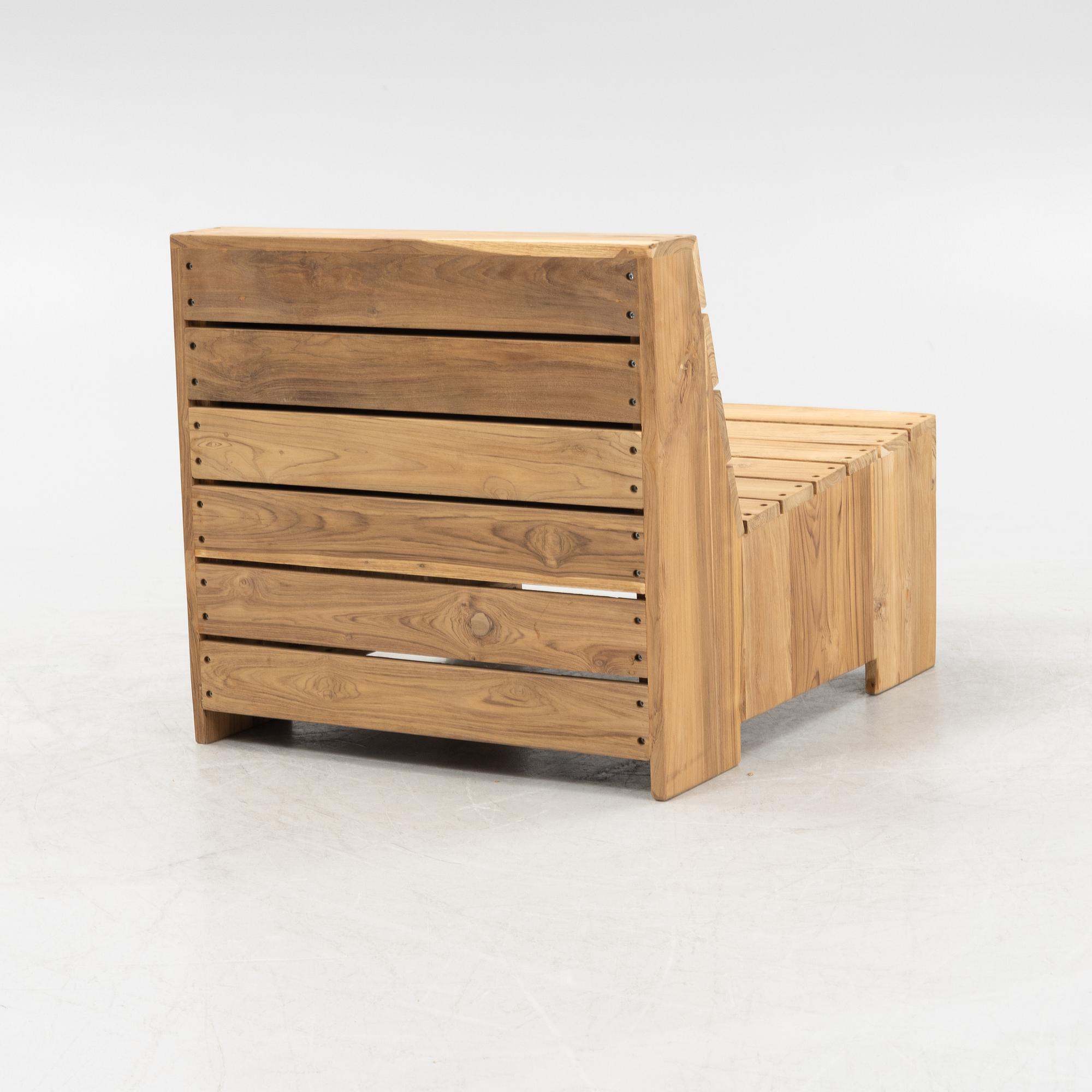 A 'Woodie' teak lounge chair from House Doctor.