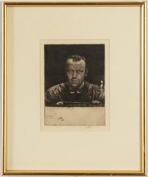 Axel Fridell, "Självporträtt VII".