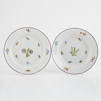 A 92-piece porcelain dinner service, Nymphenburg, Germany.