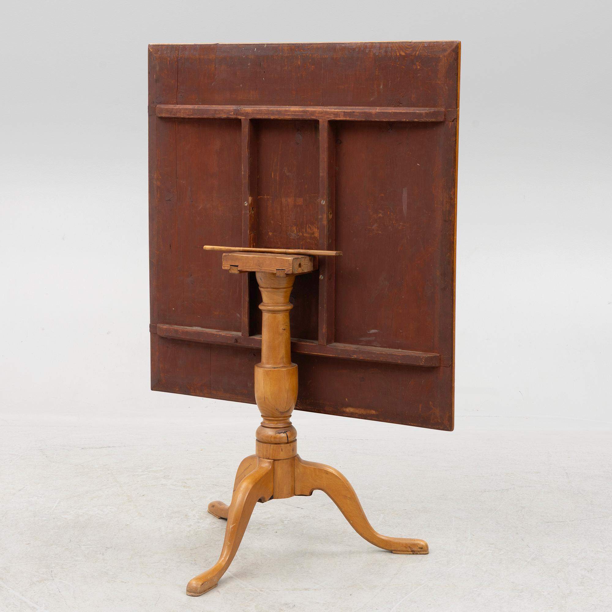 A Swedish 19th Century Folding Table.