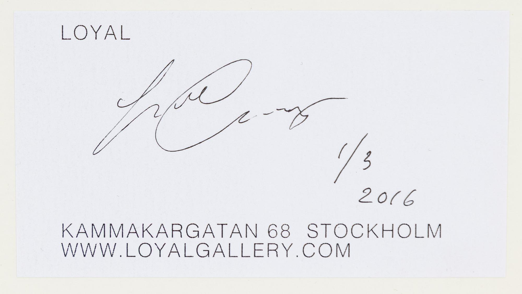 Louise Enhörning, Untitled, 2016.