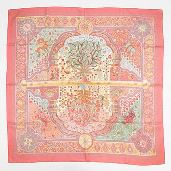 Hermès, a silk scarf, 'Aux portes de Palais'.