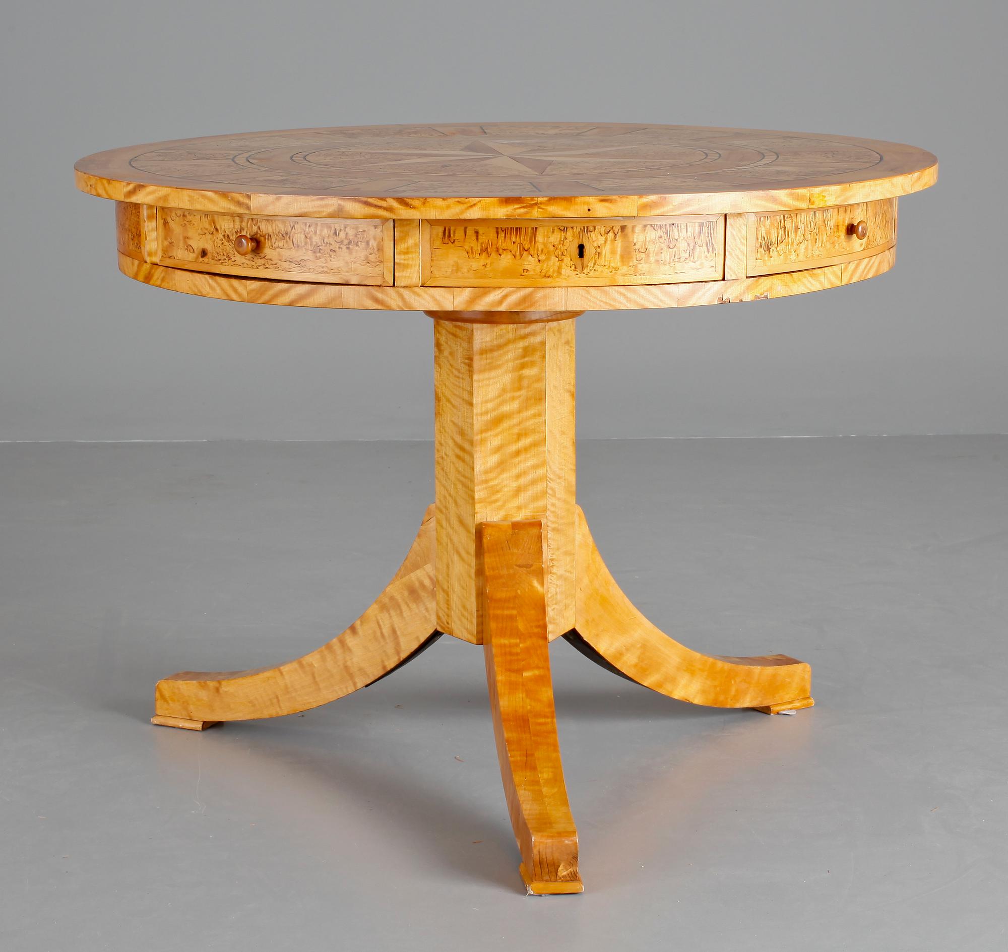 MATBORD, sk karusellbord, Karl Johanstil, Nils Koppfelt, Stora Koppom, 1924.