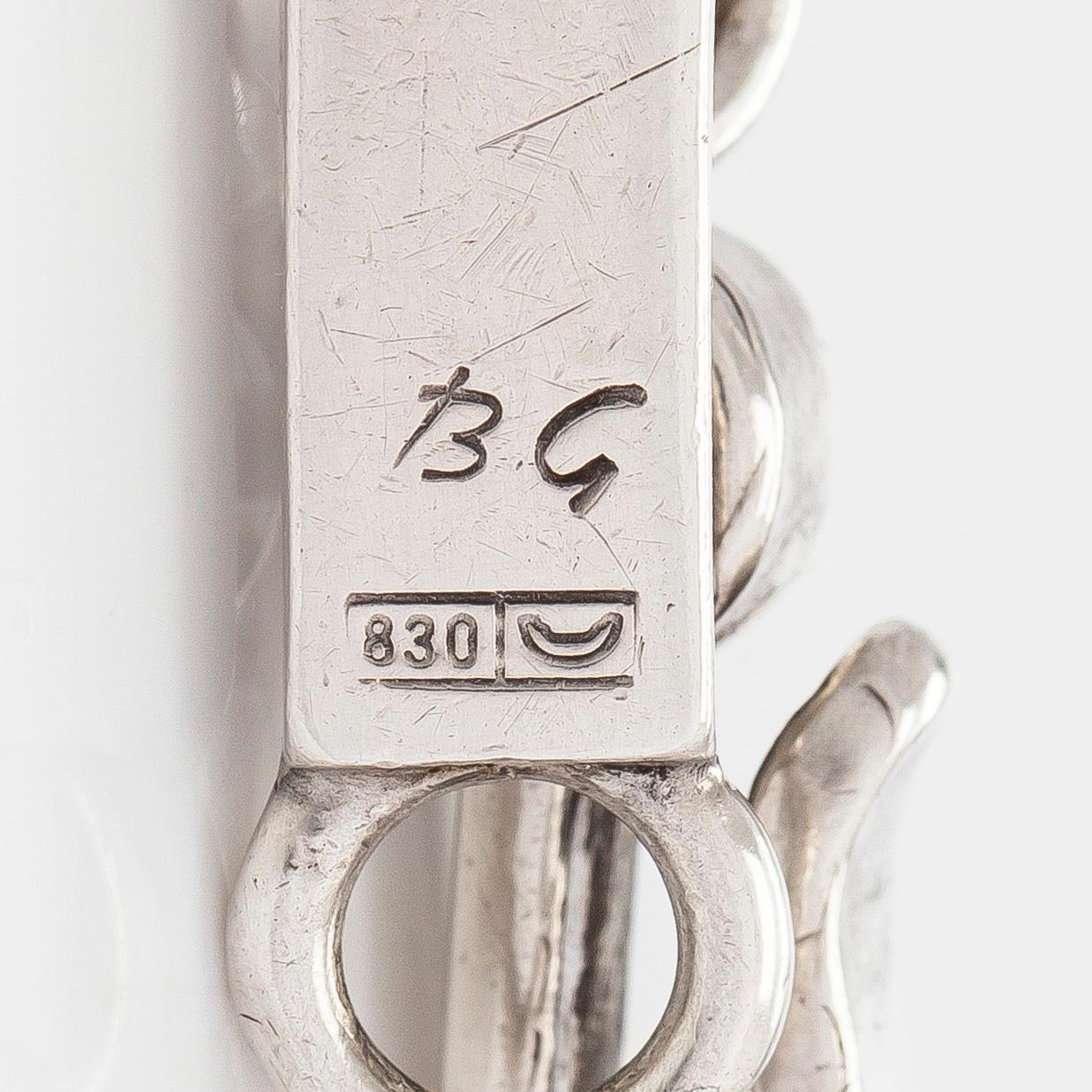 Bertel Gardberg, armband, silver, Helsingfors.