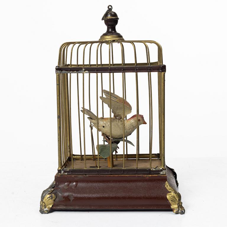 Birdcage-form musical box, late 19th century.
