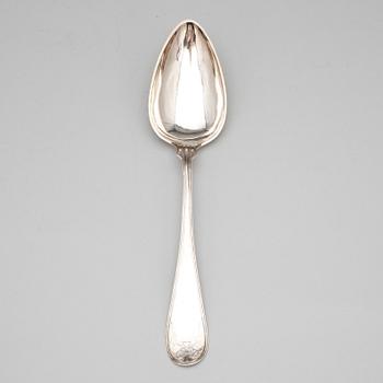 RAGUSKED, silver, Claes Christian Carlén, Borås 1848. Vikt ca 113 gram.