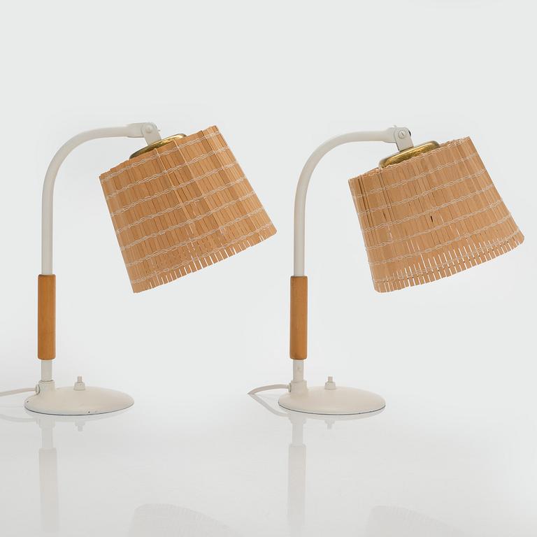 Paavo Tynell, a pair of 1930s table lamps for Taito.
