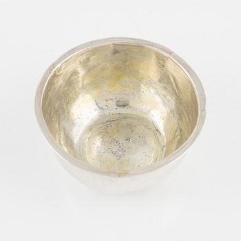 A Swedish Parcel-Gilt Silver Tumbler, mark of Johan Wennerwall, Göteborg 1766.