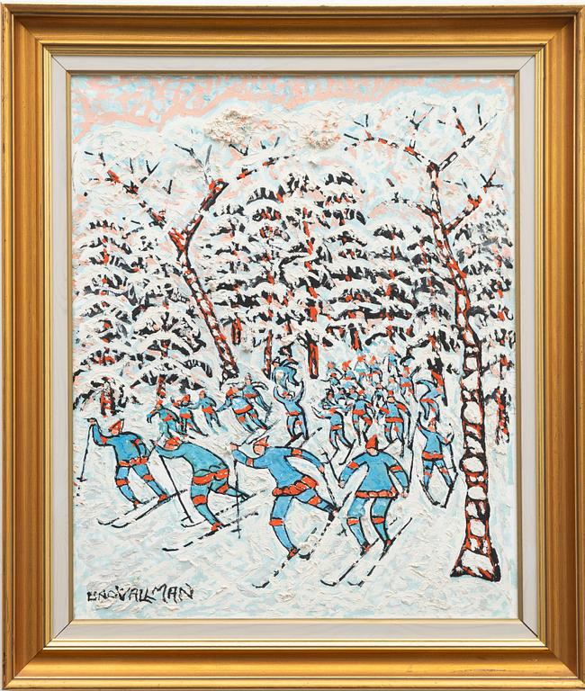 Uno Vallman, "Vasaloppet".