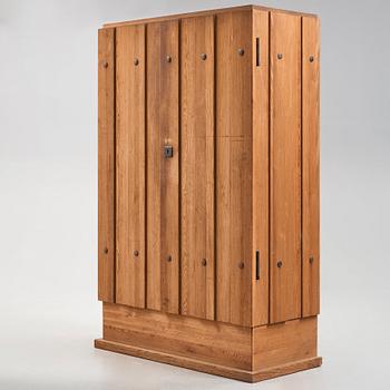 Axel Einar Hjorth, a stained pine cabinet "Lovö", Nordiska Kompaniet, Sweden 1930's.