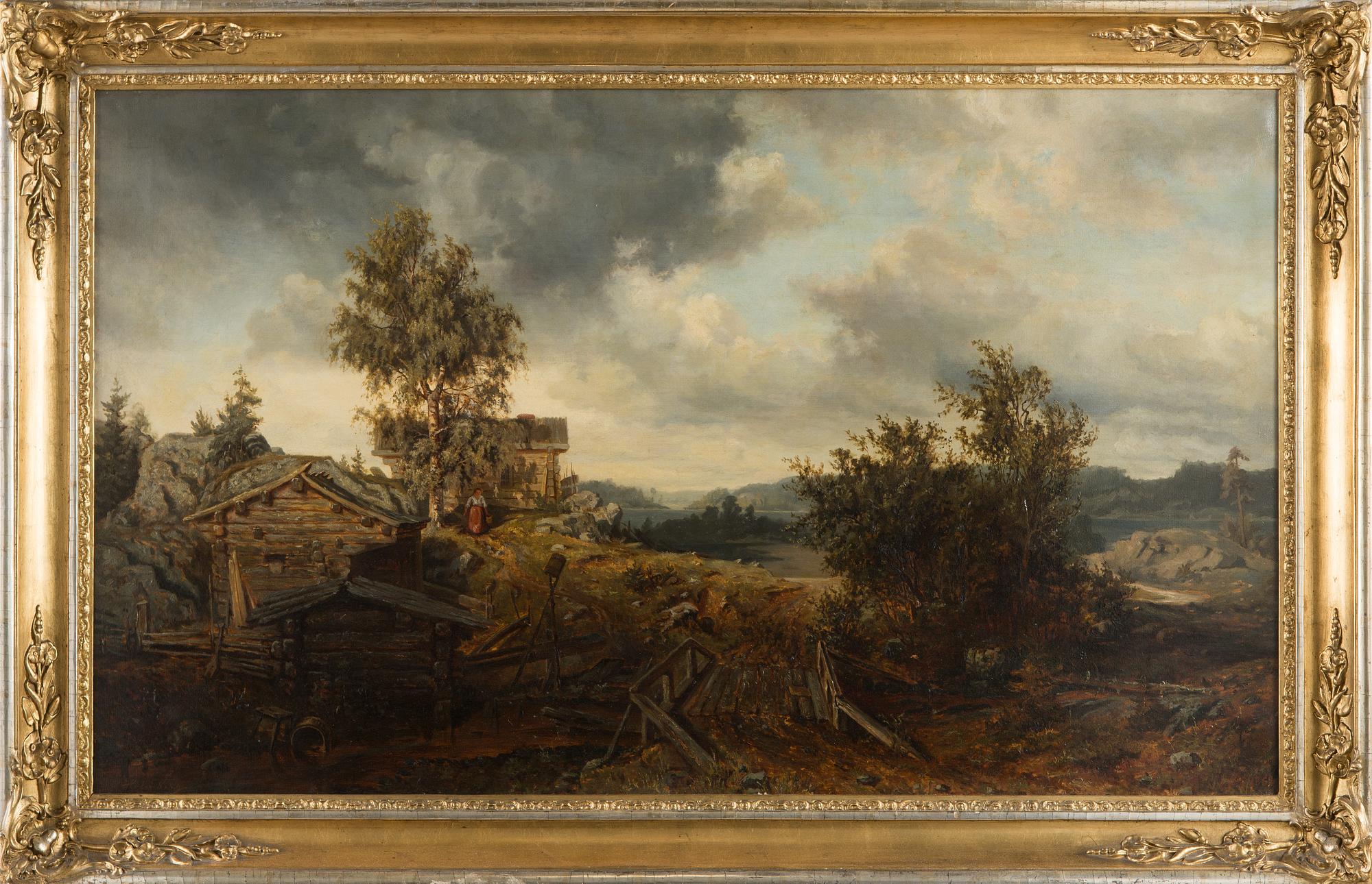 Berndt Lindholm, "View from a Croft in Kuru," after Werner Holmberg.