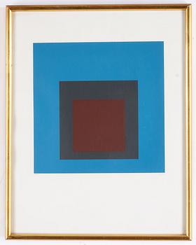 Josef Albers, silkscreen in colors, 1964, signed and numbered 20/125.