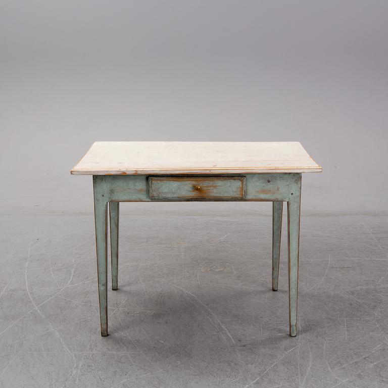 A Swedisk mid 19th century painted table.