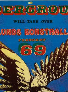 Sture Johannesson, 'The Underground will take over Lunds Konsthall February 69'.