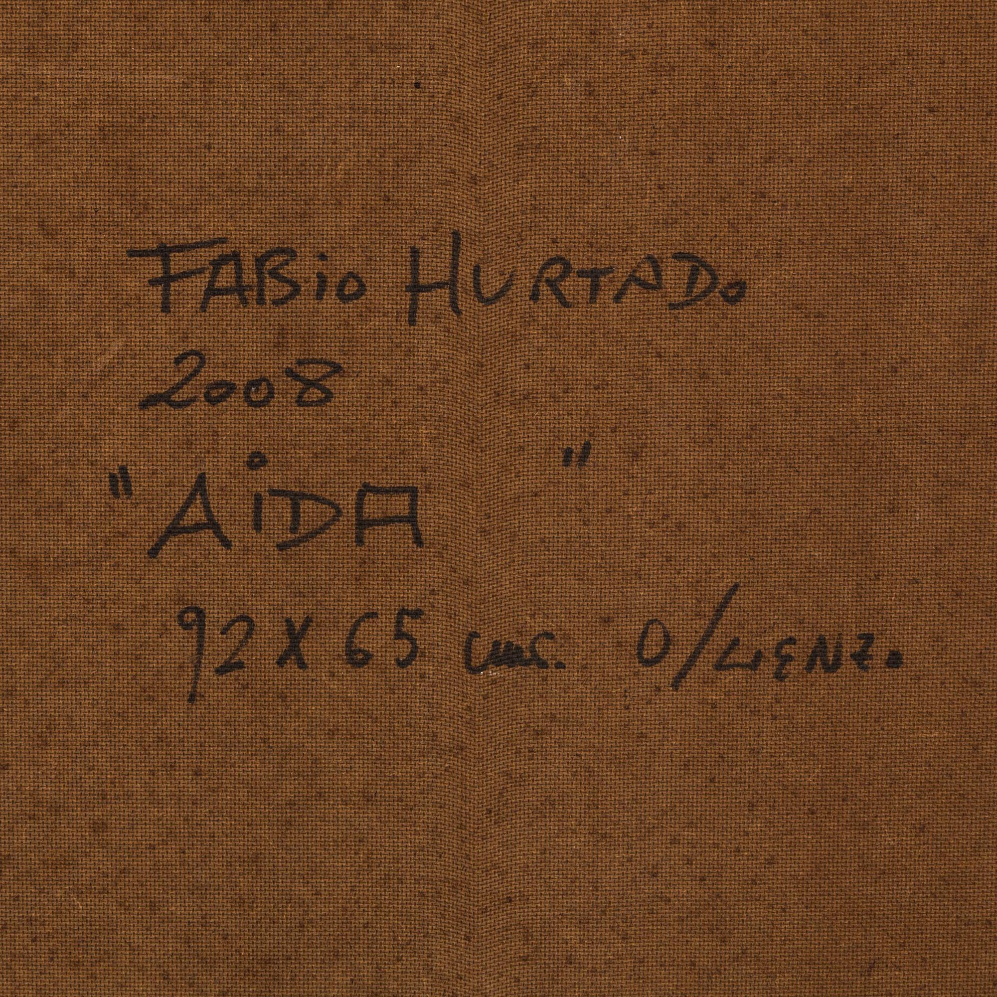 FABIO HURTADO, oil on canvas, signed and dated a tergo.