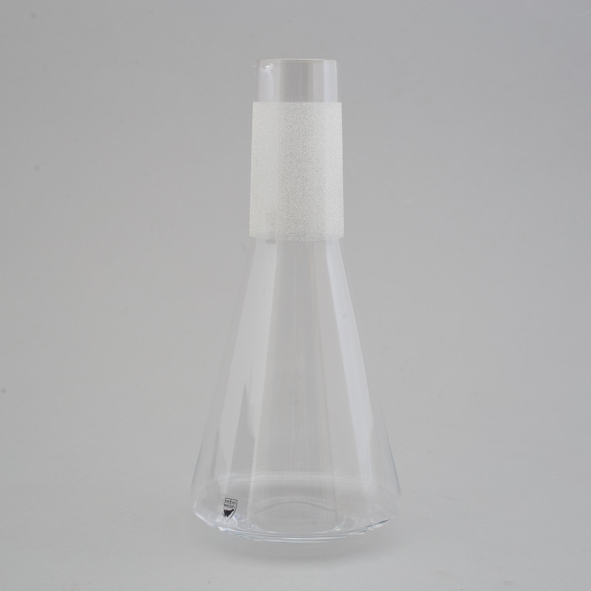 ERIKA LAGERBIELKE, karaffer, 2+2 st, "Divine", glas, Orrefors, 2000-tal.