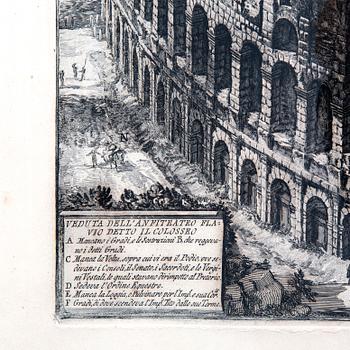 Francesco Piranesi, engraving, print from the 19th/20th century.