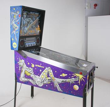FLIPPERSPEL, Williams, "The Machine. Bride of Pin Bot", 1990-tal.