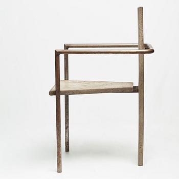 Jonas Bohlin, a "Concrete" armchair, Källemo, Värnamo, Sweden 1981.