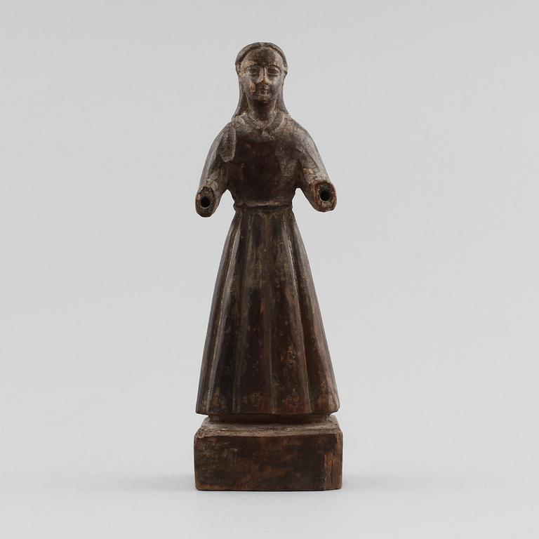 FIGURIN, trä, 1800-tal.