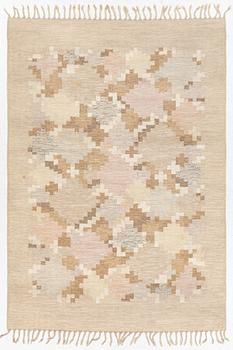 Ingegerd Silow, rug, rya, "Barken", approx. 235 x 165 cm.