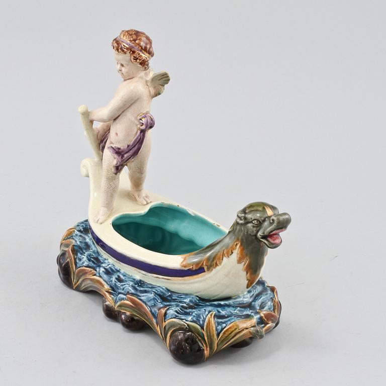 JARDINIERE, majolika, Rörstrand, efter 1883.