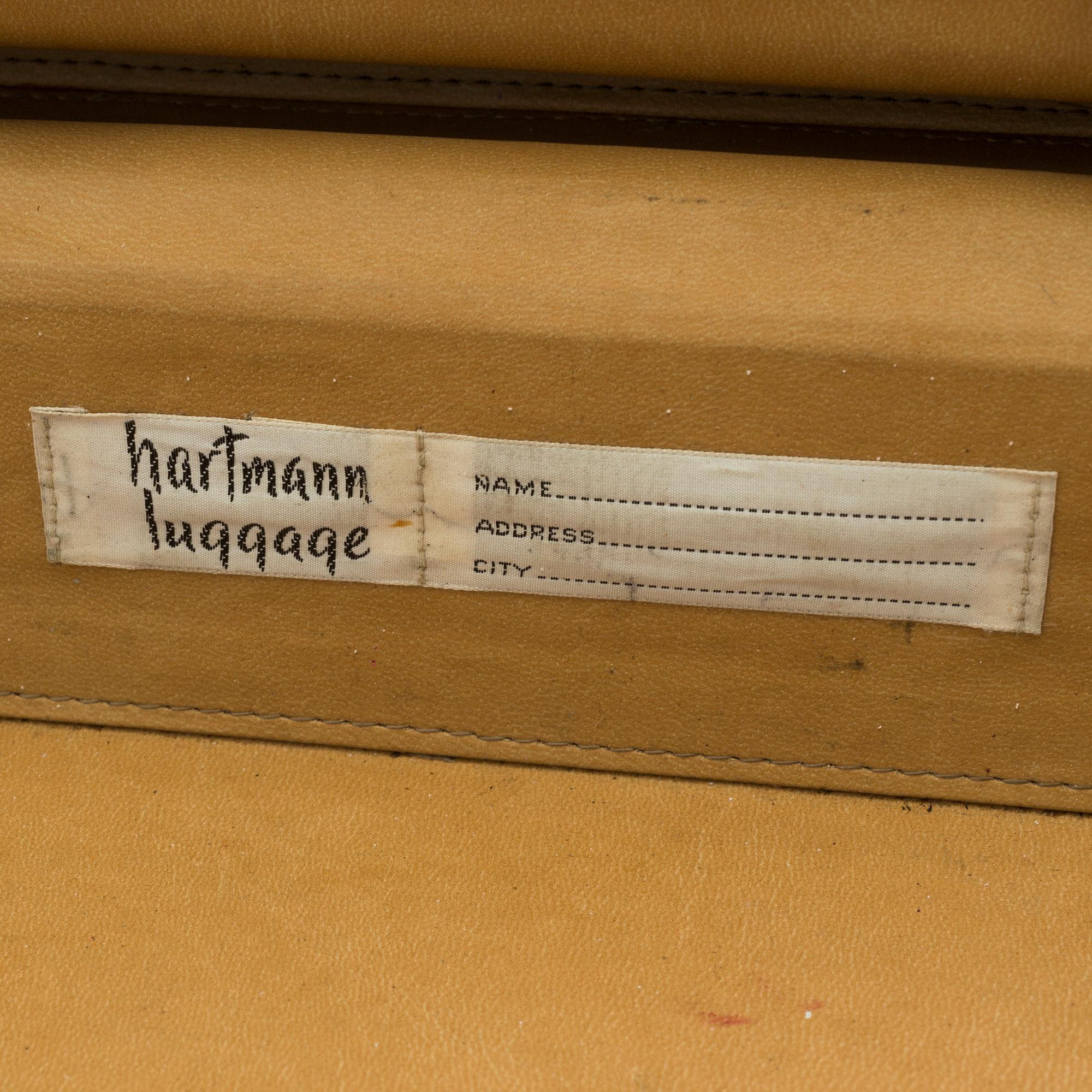 A leather brifcase, Hartman.