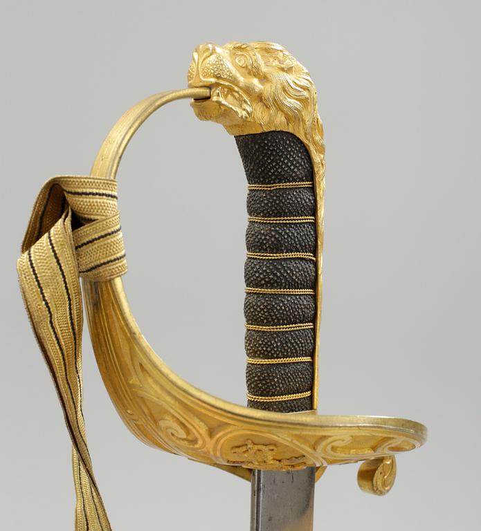 SABEL, modell 1878/1915, för officer vid flottan.