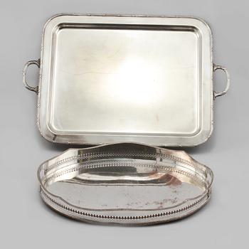 BRICKOR, 2 st, nysilver, 1900-tal.
