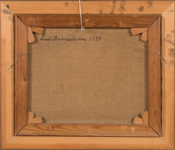 Emil Edvard Danielsson, öljy kankaalle, signeerattu ja päivätty 1939.