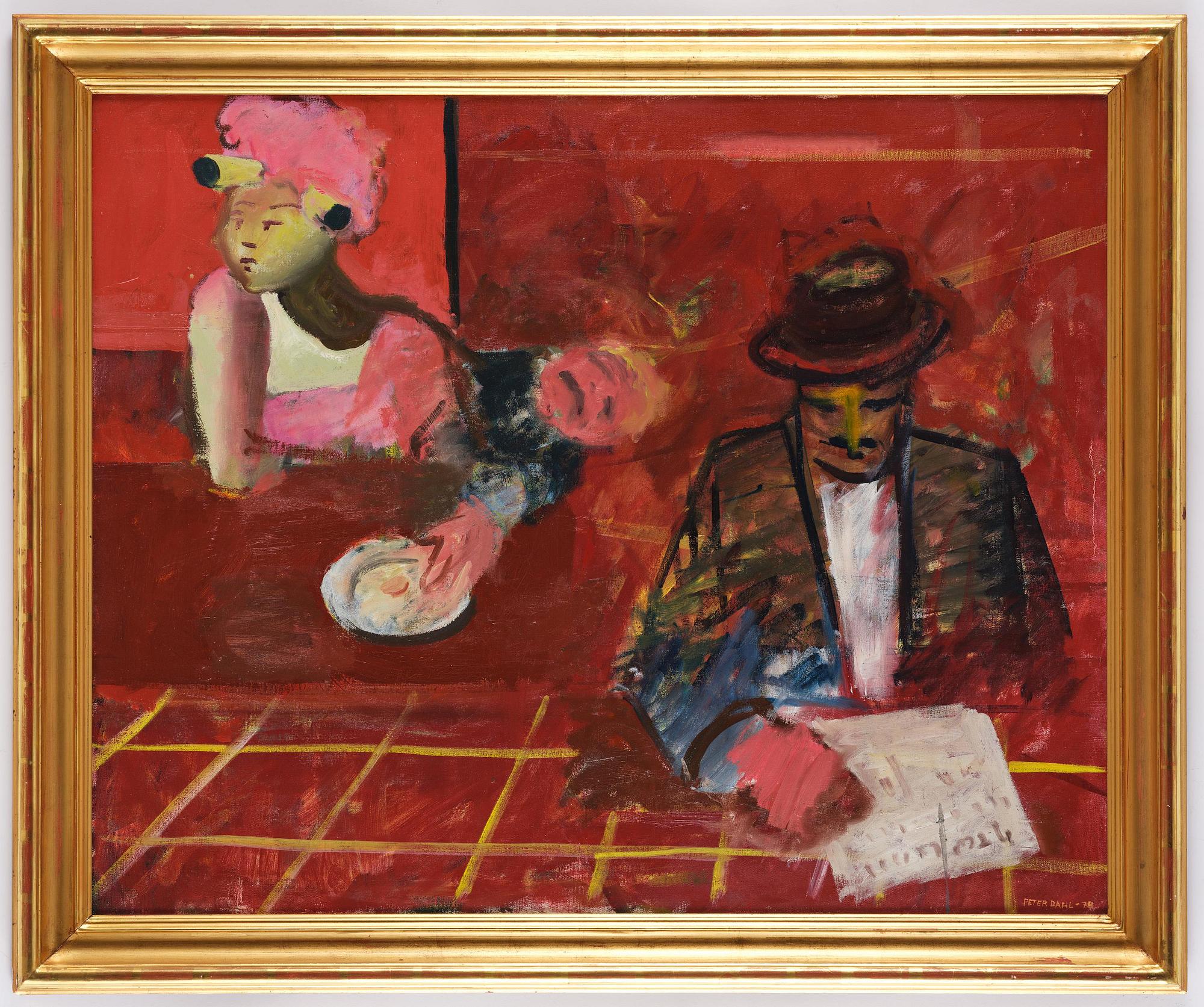 Peter Dahl, "På caféet".