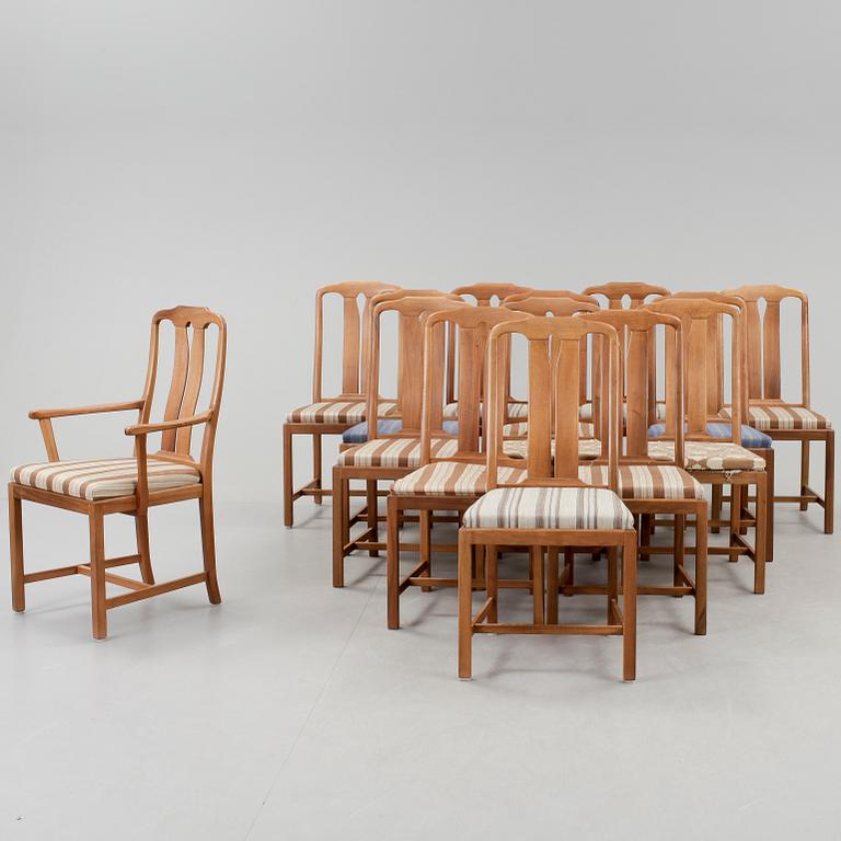 MATSALSGRUPP, 15 delar, "Ambassadör", Carl Malmsten.