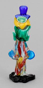 FIGURIN, glas, Murano, Italien, 1900-tal.