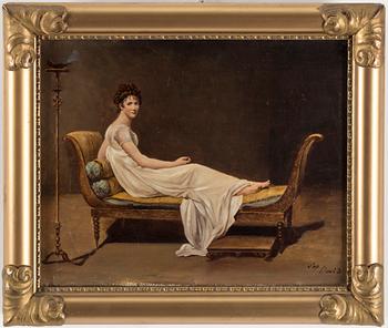 JACQUES LOUIS DAVID, copy after, oil on canvas.