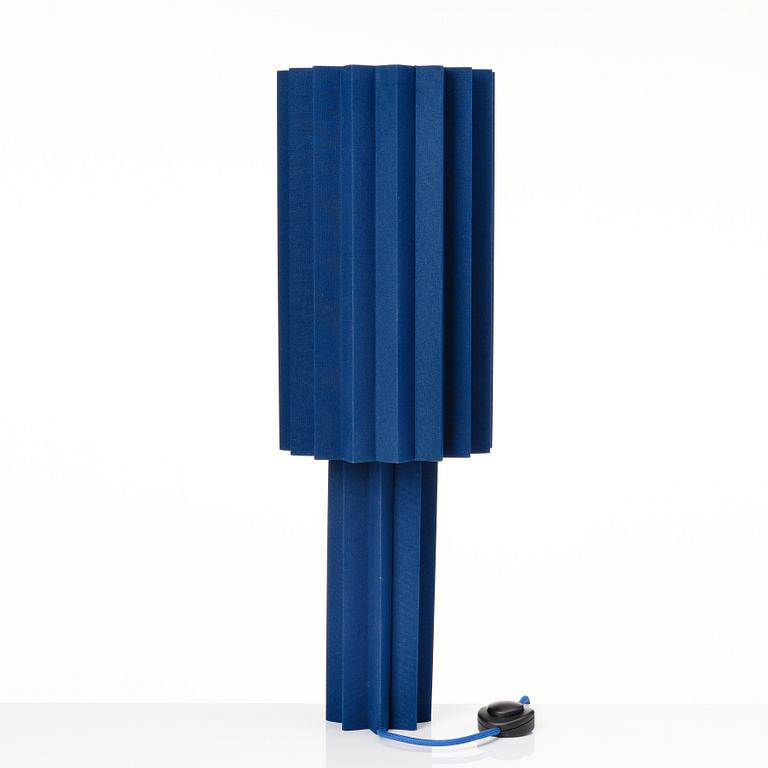 FOLKFORM, "L árt Plisse no 4", a table lamp, Studio Folkform, 2022.