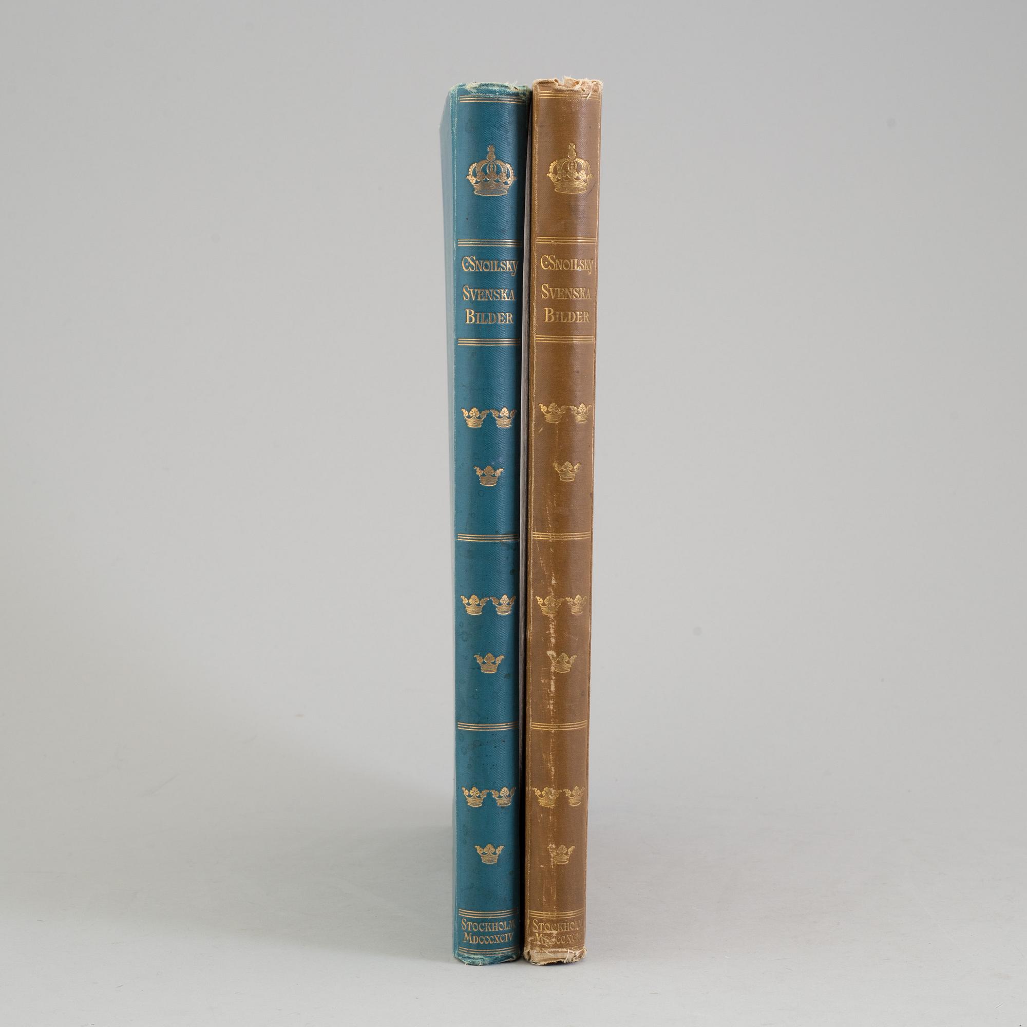 TWO BOOKS by Carl Snoilsky, 1904.