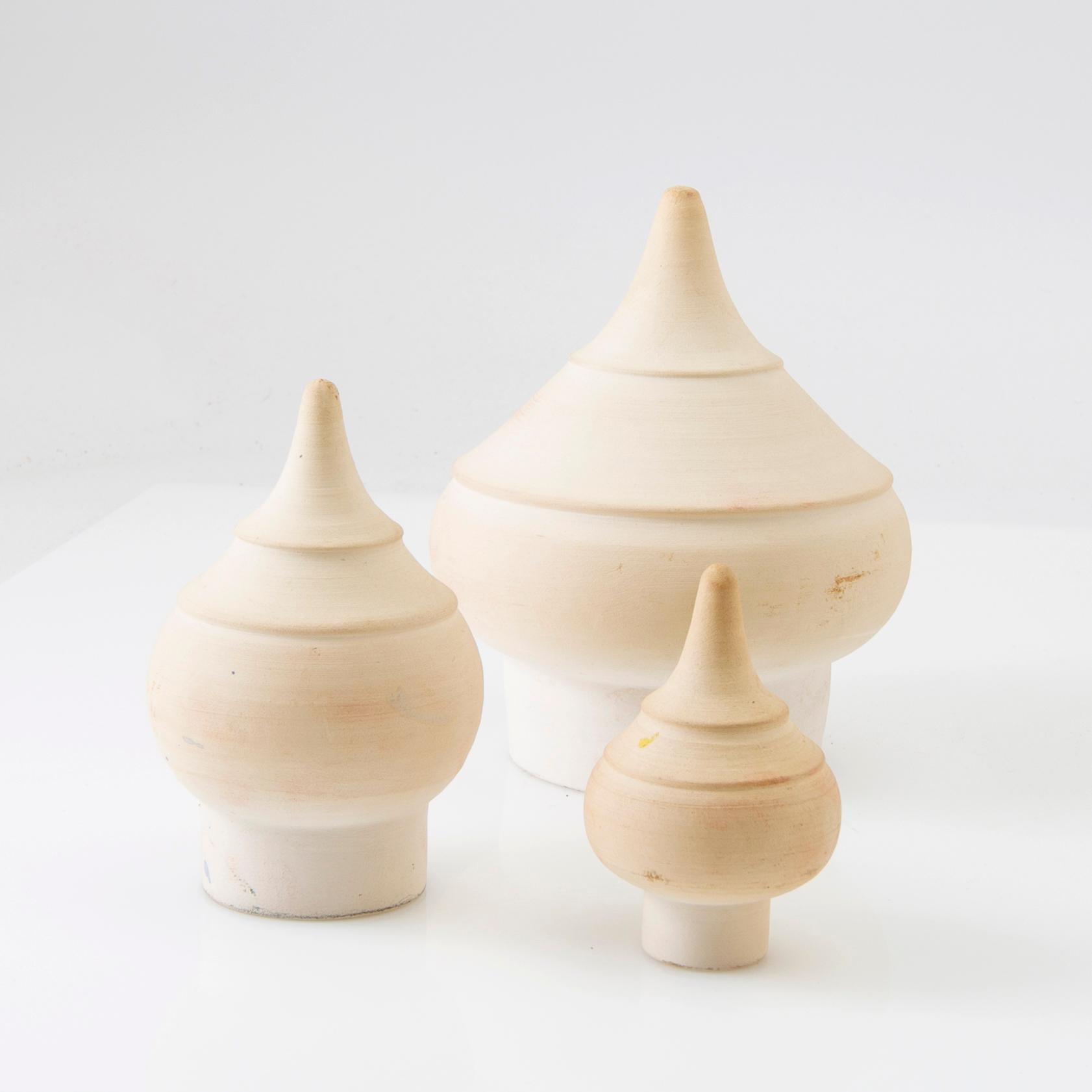 Gunnar Nylund & Anita Nylund, jars with lids 3 pcs. own workshops.