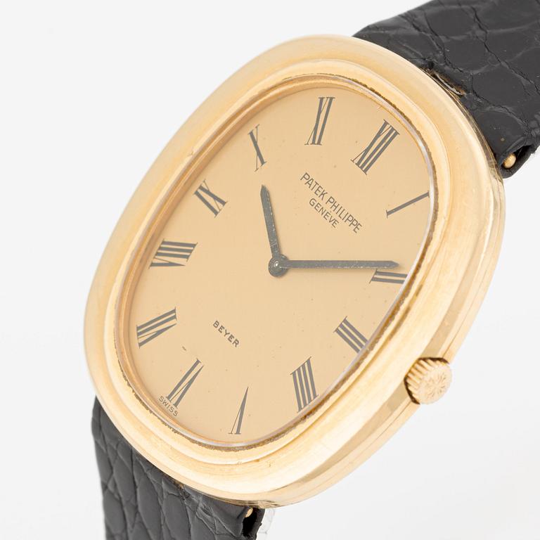 Patek Philippe, Ellipse, "Double Signed", "Beyer", ca 1975.
