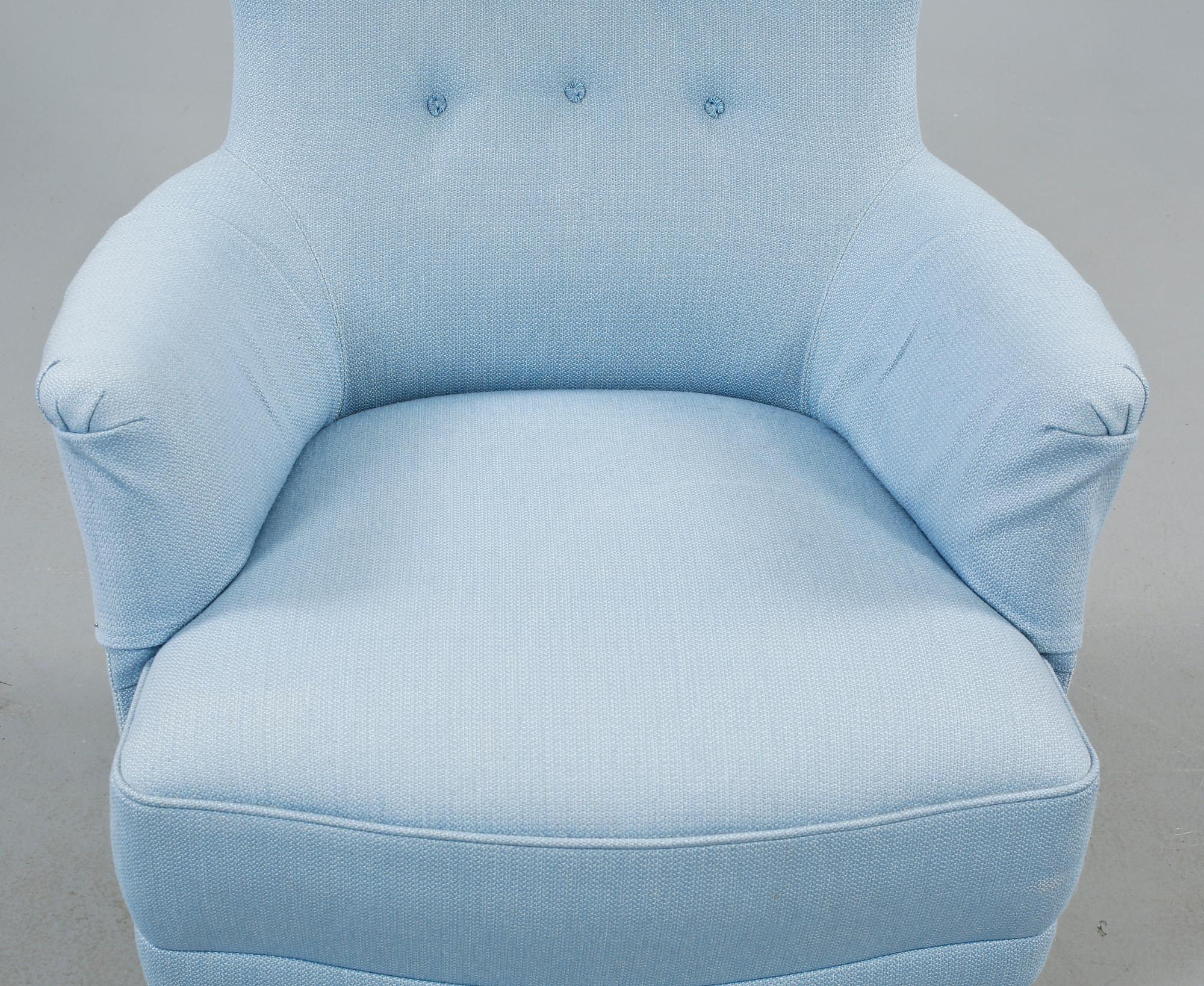 FÅTÖLJ, "Farmor", Carl Malmsten, 1900-talets andra hälft.