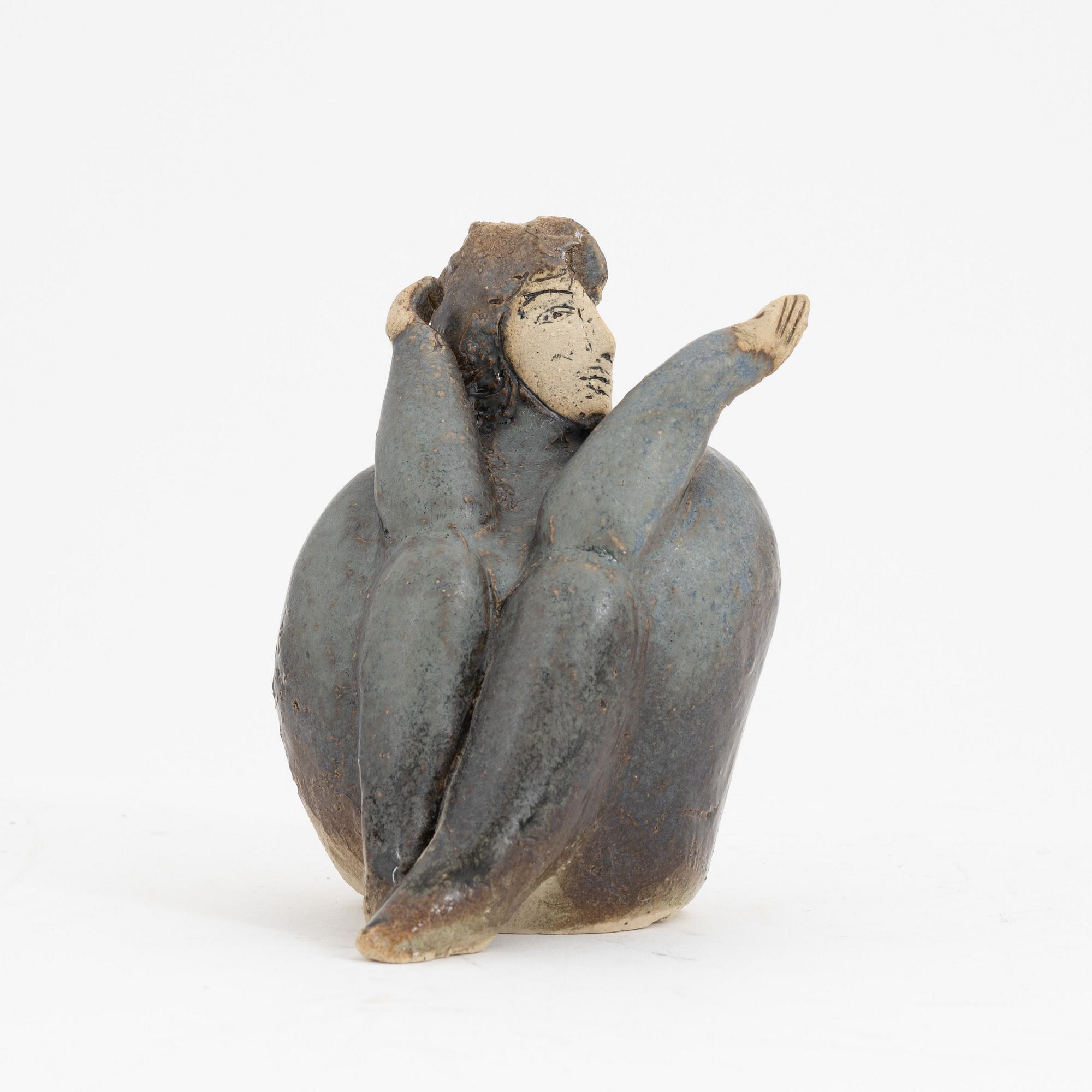 Lisa Larson, a signed stoneware sculpture.