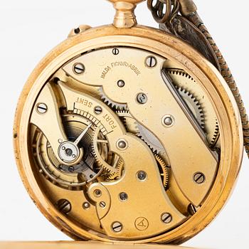 Halda, pocket watch, 49.5 mm.