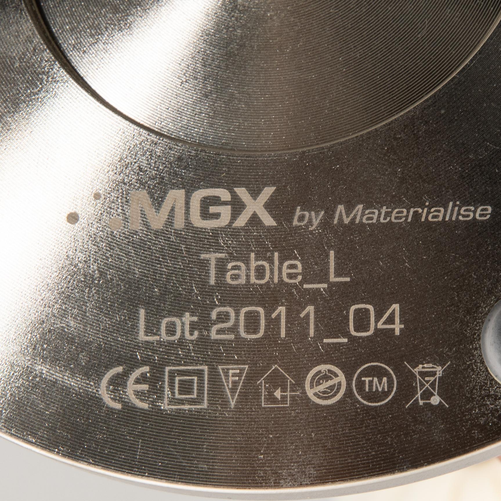 Table lamps a pair "MGX" Materialise 2000s.