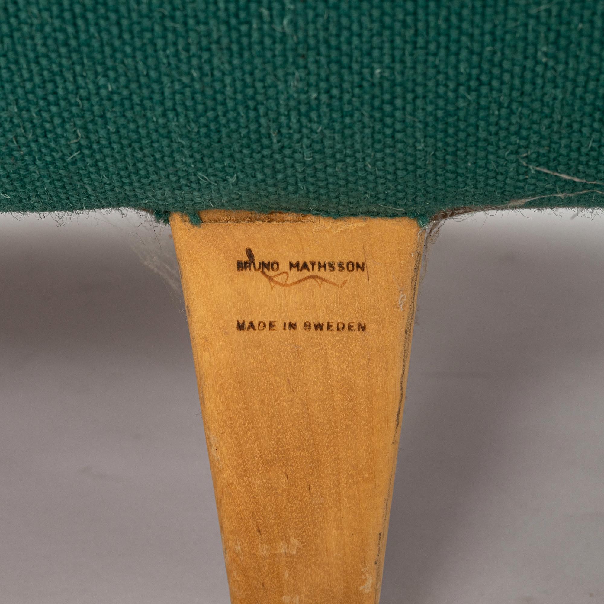 Bruno Mathsson, soffa "T209", Firma Karl Mathsson, Värnamo 1967.