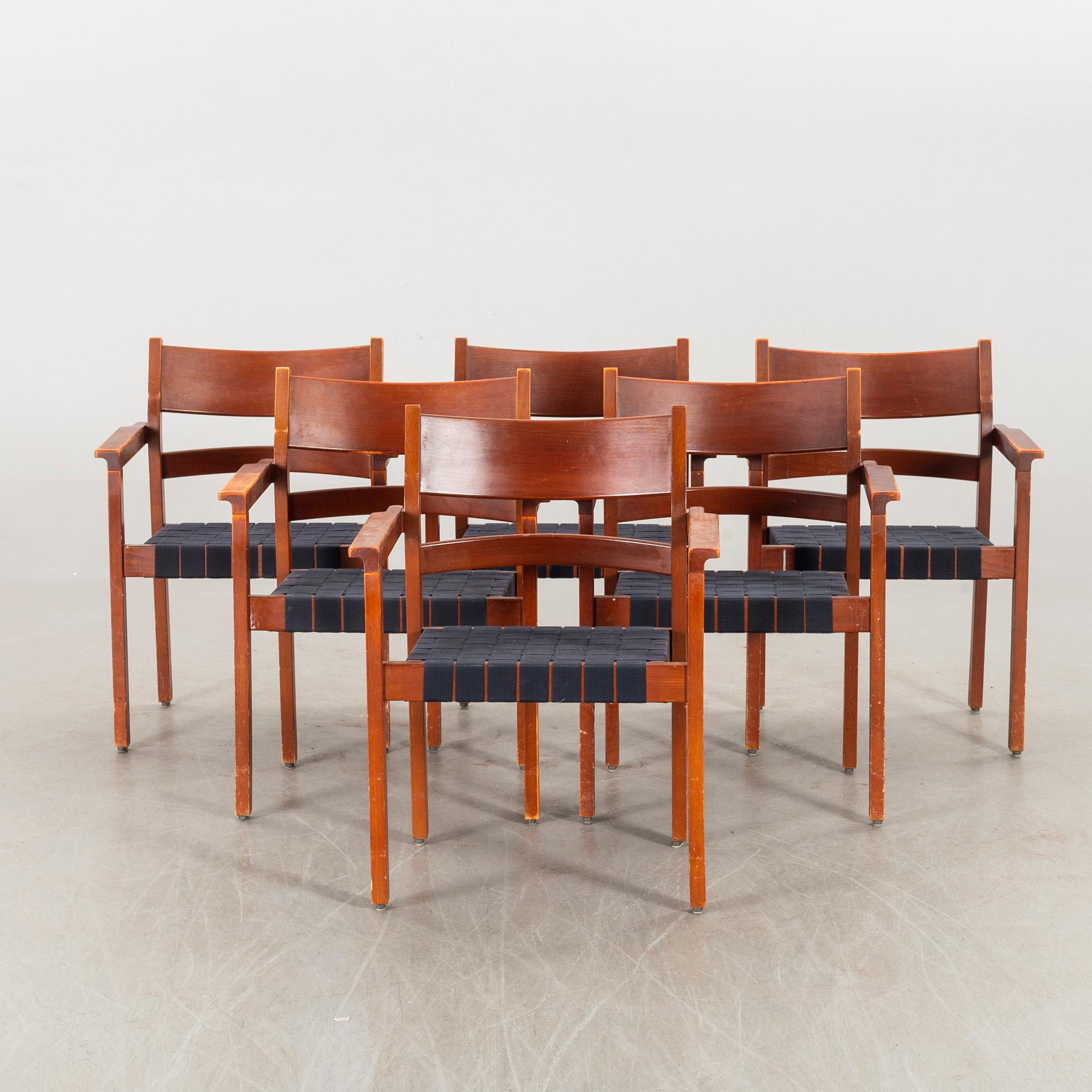 HANS J WEGNER, 6 chairs, 'Koldinghusstolen' GE 882, 1988 for HANS J WEGNER, 6 chairs, 'Koldinghusstolen' GE 882, 1988 for
