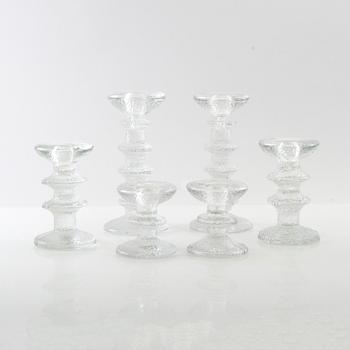 Timo Sarpaneva, candle holders 6 pcs "Festivo", Iittala Finland.