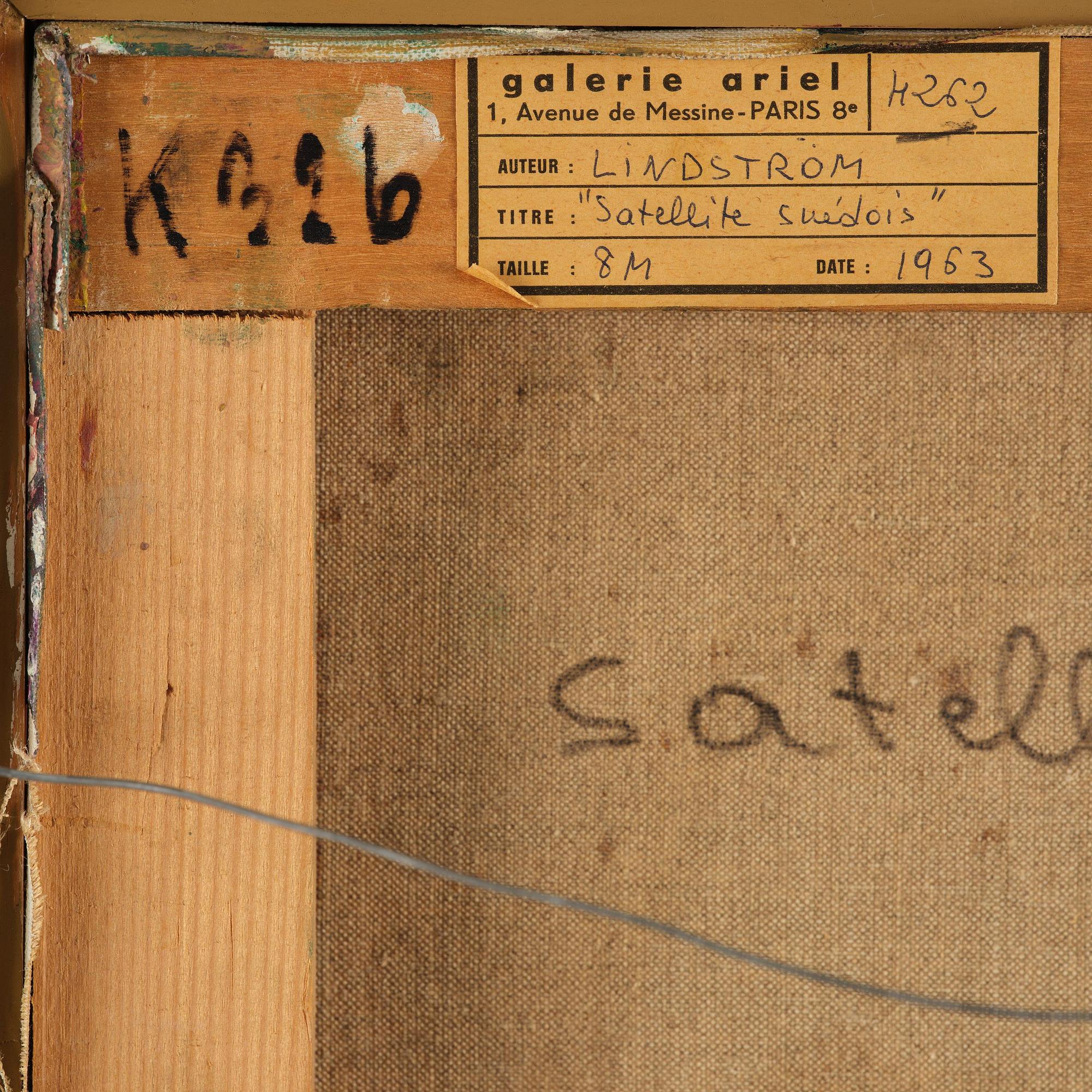 Bengt Lindström, ”Satellite suédois”.