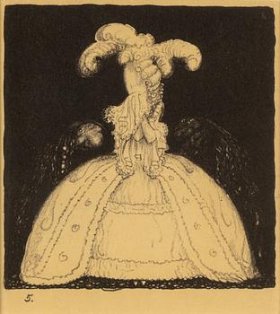 JOHN BAUER, litografier, 1915,  10 st.