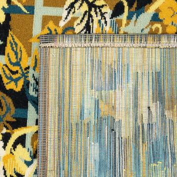 A wallhanging, machine-made, ca 99 x 157 cm, signed Hervé Lelong, J.F.D.