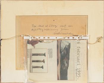 Sixten Lundbohm, mixed media on paper-panel, signed.